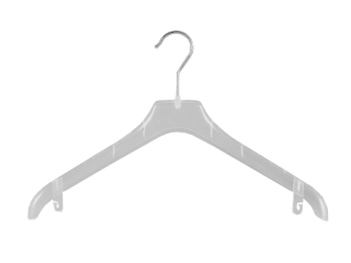 Kleiderbügel für Jacken und Kostüme, 38 cm, clear, F2-38c, NEU, 120 Stück
