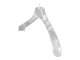 Kleiderbügel für Kostüm & Jacken, 45 cm, transparent, F1-45c, 10 Stück