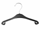 Kleiderb&uuml;gel f&uuml;r Shirt und Blusen mit Rockhaken, 43 cm, schwarz, NA43, NEU, 20 St&uuml;ck