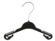 Kleiderbügel für Kinder, Blusen, 2-Teiler, 26 cm, T26b, schwarz, NEU, 20 Stück