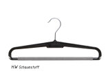 Hosenschaumbügel, Kleiderbügel aus Kunststoff, 37 cm, HW22SCHb, NEU, 20 Stück
