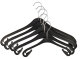 Kleiderbügel für Hemden und Blusen, 47 cm, schwarz, NA47b, NEU, 20 Stück