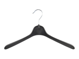 Kleiderbügel, Flachbügel für Hemden, 41 cm, schwarz, BF41b, NEU, 20 Stück