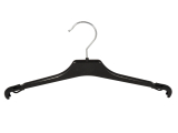 Kleiderbügel für Kostümen, Blusen und Shirt, 47 cm, W7Tb, schwarz, NEU, 20 Stück