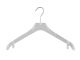 Kleiderb&uuml;gel f&uuml;r Jacken, 2-Teiler, F2-44c, clear, 44 cm, NEU, 10 St&uuml;ck