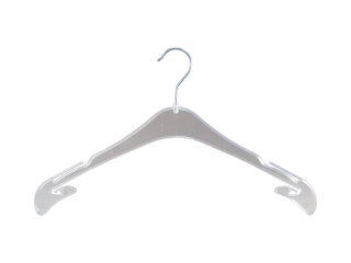 Kleiderbügel für Dessous, Blusenbügel, 43 cm, transparent, 20 Stück