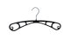Kleiderbügel für Blusen, Rockbügel, 38 cm, schwarz, S38b, NEU, 20 Stück