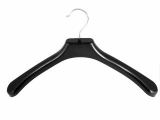 50 cm 20 x Jackenbügel/Anzugbügel Kunststoff schwarz mit Schulterverbreiterung Der Kleiderbügelriese
