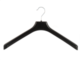 Jacken und Mantelb&uuml;gel, Kleiderb&uuml;gel aus Kunststoff, 45 cm, schwarz, W45b, NEU, 10 St&uuml;ck