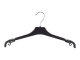 Kleiderbügel für Hemden und 2-Teiler, 43 cm, schwarz, W6Tb, NEU, 20 Stück