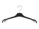 Kleiderbügel für Hemden und 2-Teiler, 43 cm, schwarz, W6Tb, NEU, 20 Stück