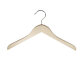 Holzbügel für Oberteile, Blusenbügel, flach, 45 cm, natur, NEU, 5 Stück