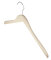 Holzbügel für Oberteile, Blusenbügel, flach, 45 cm, natur, NEU, 5 Stück