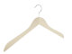 Holzbügel für Oberteile, Blusenbügel, flach, 45 cm, natur, NEU, 5 Stück