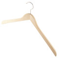 Holzbügel für Oberteile, Blusenbügel, flach, 50 cm, natur, NEU, 5 Stück