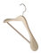 Holzbügel für Anzüge und Zweiteiler mit Steg, breit, 38 cm, natur, NEU, 5 Stück
