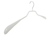 Strickwarenbügel aus Metall, Blusenbügel, 46 cm, weiß, NEU, 10 Stück