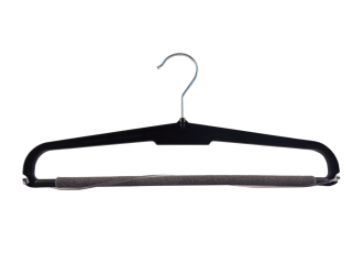 Hosenschaumbügel, Kleiderbügel aus Kunststoff, 37 cm, HW22SCHb, 20 Stück