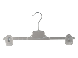 Kleiderb&uuml;gel f&uuml;r Hosen, Clipb&uuml;gel, 41 cm, transparent, KL1-40c, 10 St&uuml;ck