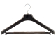 Kleiderbügel für Anzüge und 2-Teiler, Kostümbügel, 45 cm, schwarz, NEU, 10 Stück