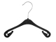 Kinder Shirt und Blusenb&uuml;gel, Kleiderb&uuml;gel aus Kunststoff, NA26b, schwarz, 26 cm, NEU, 20 St&uuml;ck