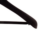 Samt Kleiderbügel für Anzüge, 42 cm, schwarz, NEU, 10 Stück