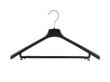 Kleiderbügel mit Steg, Anzugbügel, 45 cm, schwarz, WA45Sb, NEU, 15 Stück