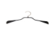Kleiderbügel für Strickwaren aus Metall, Löffelbügel, schwarz, 46 cm, 10 Stück
