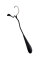 Kleiderbügel für Strickwaren aus Metall, Löffelbügel, schwarz, 46 cm, 10 Stück