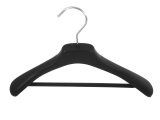 Anzugbügel mit Steg und Rockhaken, schwarz, Kleiderbügel, 42 cm, NEU, 10 Stück