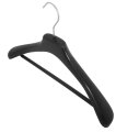 Anzugbügel mit Steg und Rockhaken, schwarz, Kleiderbügel, 42 cm, NEU, 10 Stück