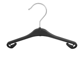 Kleiderbügel für Shirt und Blusen, 38 cm, schwarz, NA38, NEU, 400 Stück
