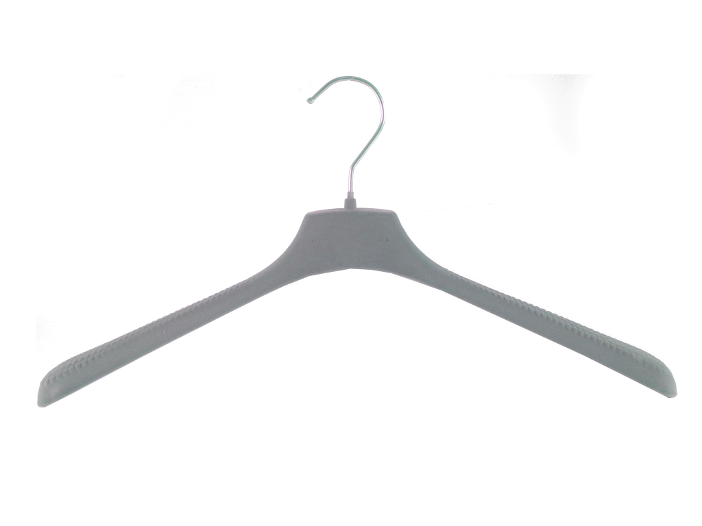 iSILK Kleiderbügel für Blusen & Shirts mit Samt  39cm perlmutt 10 Stück 