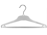 Anzug und Kost&uuml;m Kleiderb&uuml;gel mit Steg, 45 cm, NEU, transparent, 20 St&uuml;ck