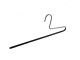 Hosenbügel aus Metall, Hosensteg, 40 cm, schwarz, NEU, 10 Stück