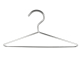 edler Design Garderobenbügel aus Edelstahl, 6 mm, 42 cm, NEU, silber, 5 Stück