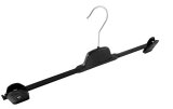 Clipbügel, Maxi Hosenbügel XXL, Klammerbügel, 46 cm, schwarz, NEU, 10 Stück