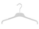 Blusen- und Shirtb&uuml;gel, Kleiderb&uuml;gel aus Kunststoff, 47cm, transparent, FO1-47c, NEU, 300 St&uuml;ck
