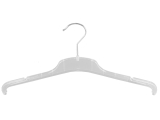 Blusen- und Shirtb&uuml;gel, Kleiderb&uuml;gel aus Kunststoff, 43cm, transparent, FO1-43c, NEU, 350 St&uuml;ck