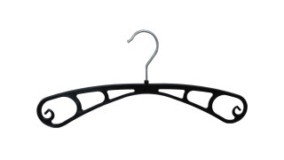 Kleiderbügel für Blusen, Rockbügel, 38 cm, schwarz, S38b, NEU, 440 Stück