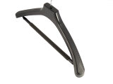 Kleiderbügel für Anzüge, Kostümbügel, 45 cm, schwarz, NEU, 50 Stück