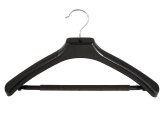 Kleiderbügel für Anzüge, Kostümbügel, 45 cm, schwarz, NEU, 50 Stück