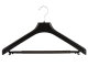 Kleiderbügel für Anzüge, Kostümbügel, 45 cm, schwarz, NEU, 50 Stück