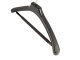 Kleiderbügel für Anzüge, Kostümbügel, 45 cm, schwarz, NEU, 50 Stück