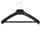 Kleiderbügel für Anzüge, Kostümbügel, 45 cm, schwarz, NEU, 50 Stück
