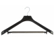 Anzug und Kost&uuml;mb&uuml;gel, Kleiderb&uuml;gel mit Steg, 48 cm, schwarz, NEU, 50 St&uuml;ck