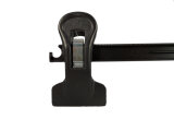 Kleiderbügel für Hosen, Clipbügel, 36 cm, WSP1, schwarz, NEU, 320 Stück