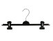 Kleiderbügel für Hosen, Clipbügel, 36 cm, WSP1, schwarz, NEU, 320 Stück
