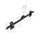 Kleiderbügel für Hosen, Clipbügel, 36 cm, WSP1, schwarz, NEU, 320 Stück