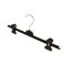 Kleiderbügel für Hosen, Clipbügel, 36 cm, WSP1, schwarz, NEU, 320 Stück